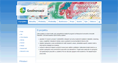 Desktop Screenshot of geoinovace.quonia.cz
