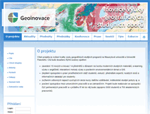 Tablet Screenshot of geoinovace.quonia.cz